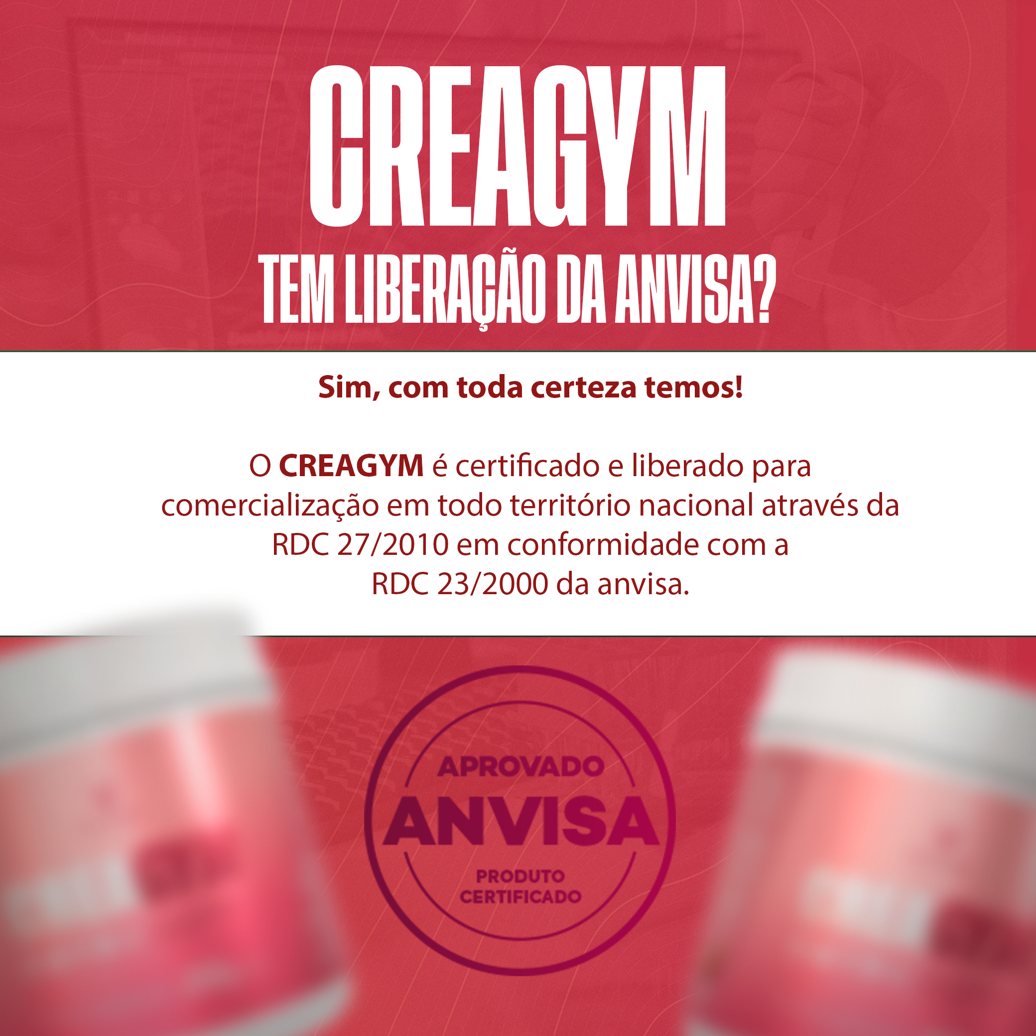 CreaGym - 1 Mês - Saúde - Comercial Anis Digital