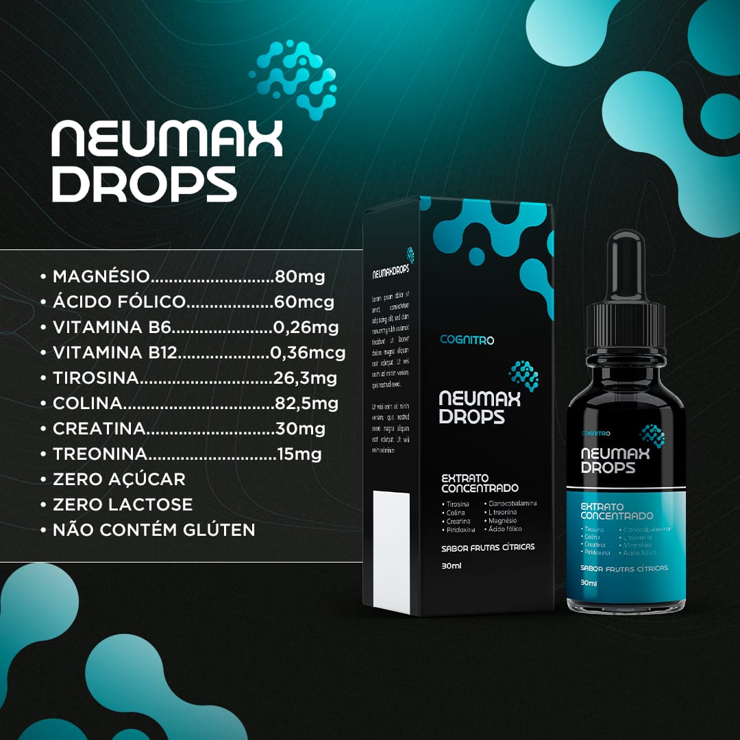 Neumax Drops - 1 Mês - Saúde - Comercial Anis Digital