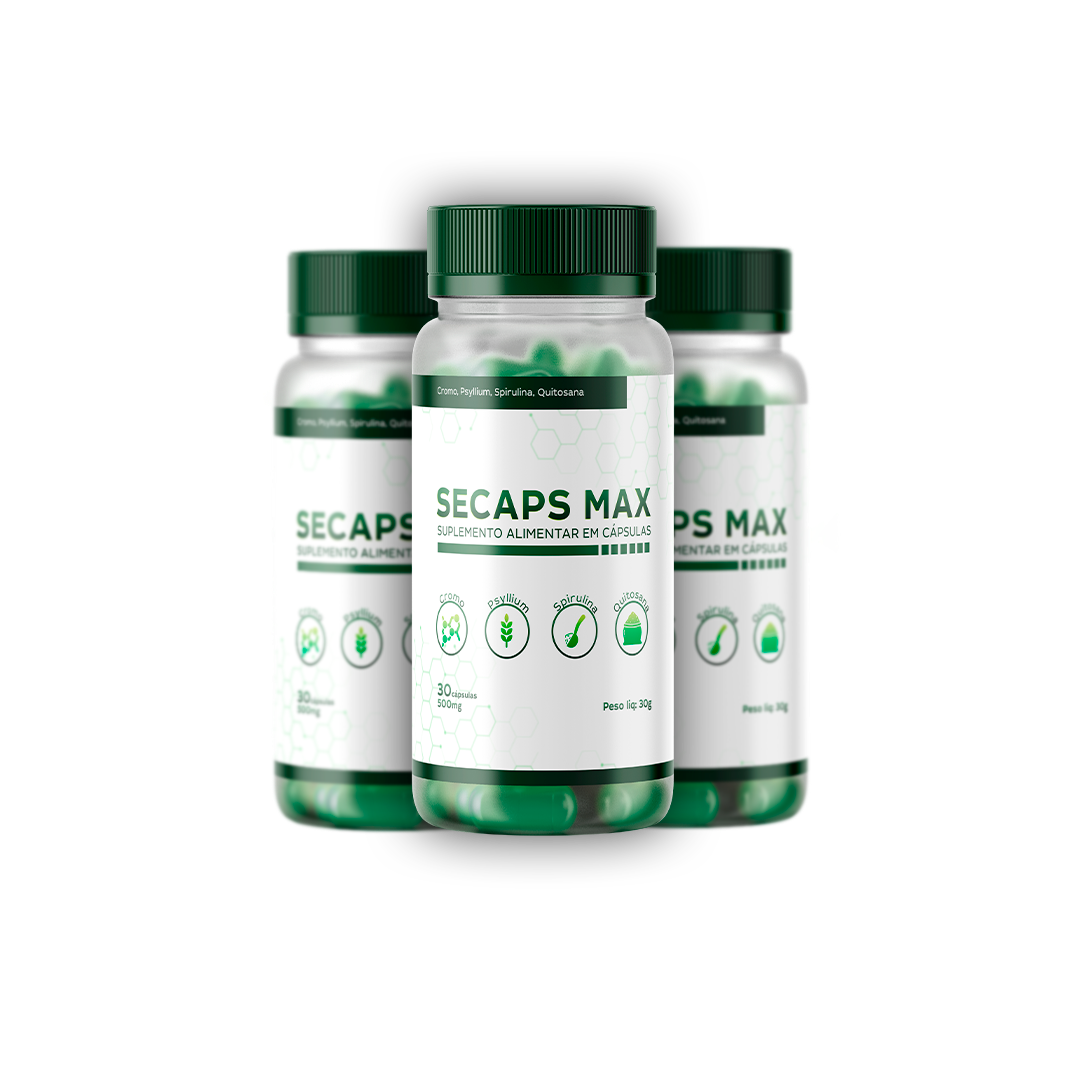 Secaps Max - 3 Meses - Saúde - Comercial Anis Digital