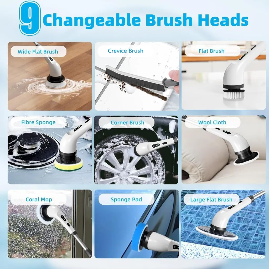 DeckCasa Escova elétrica de limpeza JY-6010 Branco Unidade 1 - Casa, Móveis e Decoração - Comercial Anis Digital