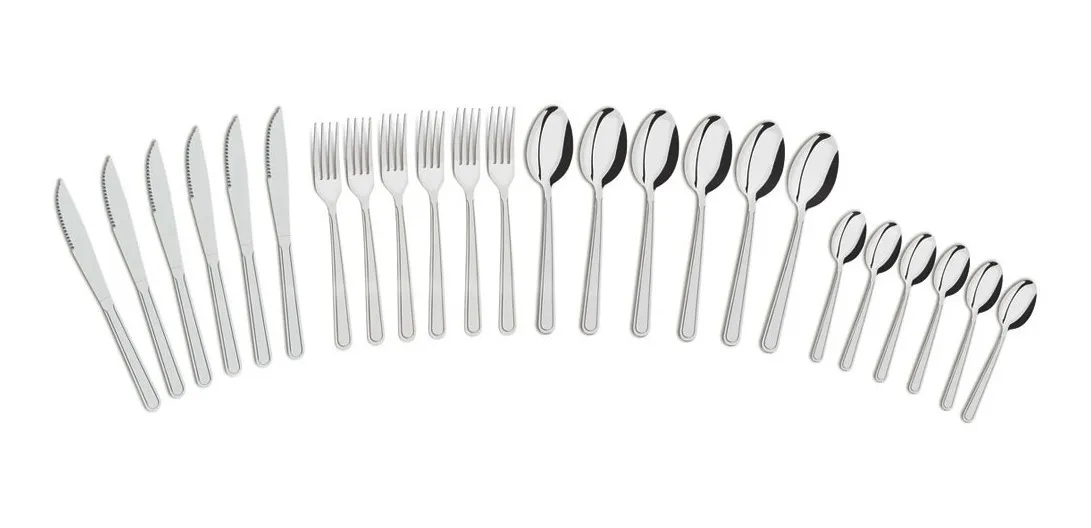 Jogo Talheres Faqueiro Búzios Aço Inox 24 Peças Tramontina - Casa, Móveis e Decoração - Comercial Anis Digital