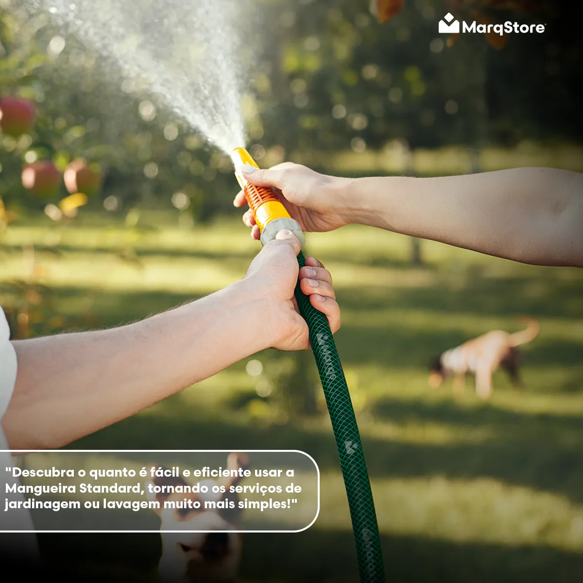 Mangueira De Jardim 30 Metros Com Esguicho Trançada Reforçada Flexível 7/16 Anti Dobra Irrigação Quintal Poço Lavagem Durável Marqs Home - Casa, Móveis e Decoração - Comercial Anis Digital