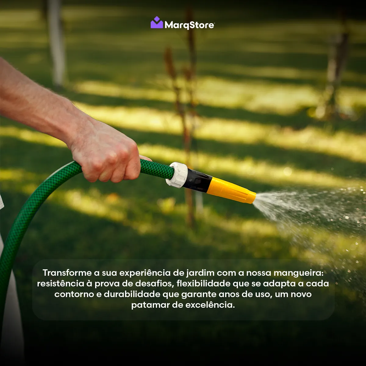 Mangueira De Jardim 30 Metros Com Esguicho Trançada Reforçada Flexível 7/16 Anti Dobra Irrigação Quintal Poço Lavagem Durável Marqs Home - Casa, Móveis e Decoração - Comercial Anis Digital