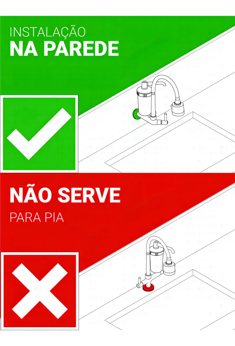 Torneira Dazie Metais Com Filtro Cozinha Para Parede Flexível Móvel Em Abs Cromado Filtro Carbon Block Purificador De Agua Com 2 Velas Extras - Casa, Móveis e Decoração - Comercial Anis Digital
