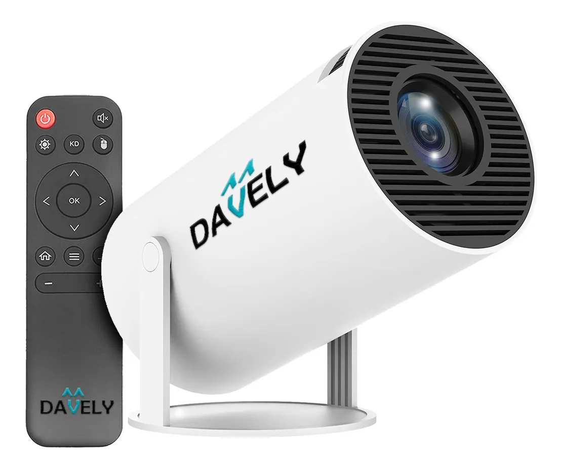Mini Projetor Hy300 Android 4k Portátil Wi-fi Bluetooth Hdmi Usb Cinema Em Casa Compacto Alta Resolução Full Hd Smart Projetor Davely Celular Notebook Games Apresentação - Eletrônicos, Áudio e Vídeo - Comercial Anis Digital