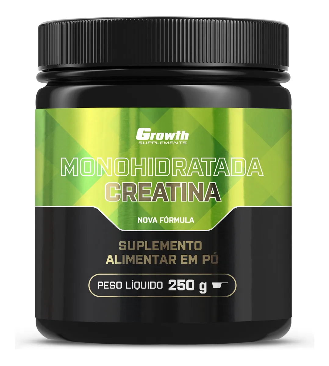 Creatina Monohidratada 250g Growth Supplements - Sem sabor em Pó - Esportes e Fitness - Comercial Anis Digital