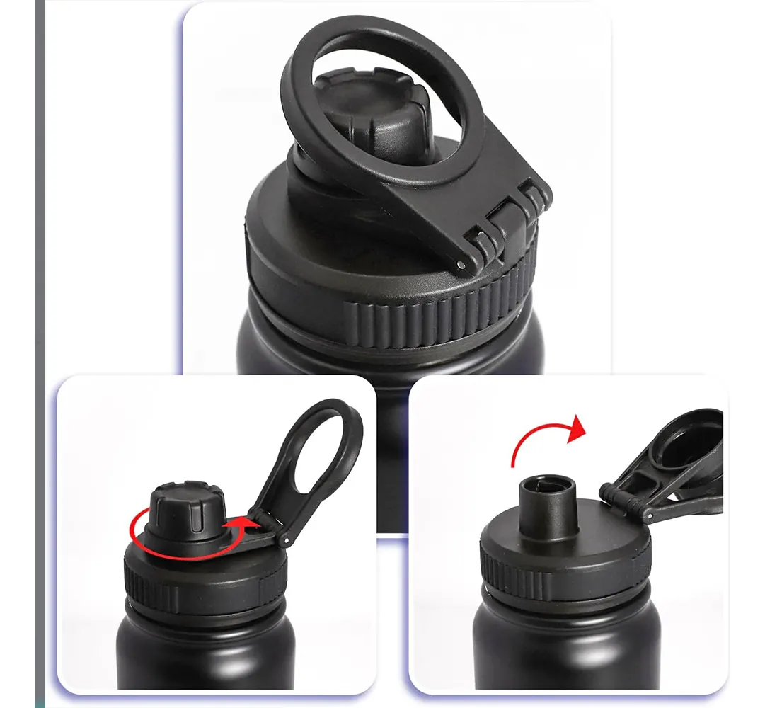 Garrafa Térmica 800ml Água Squeeze Inox Academiaquente E Frio - Esportes e Fitness - Comercial Anis Digital