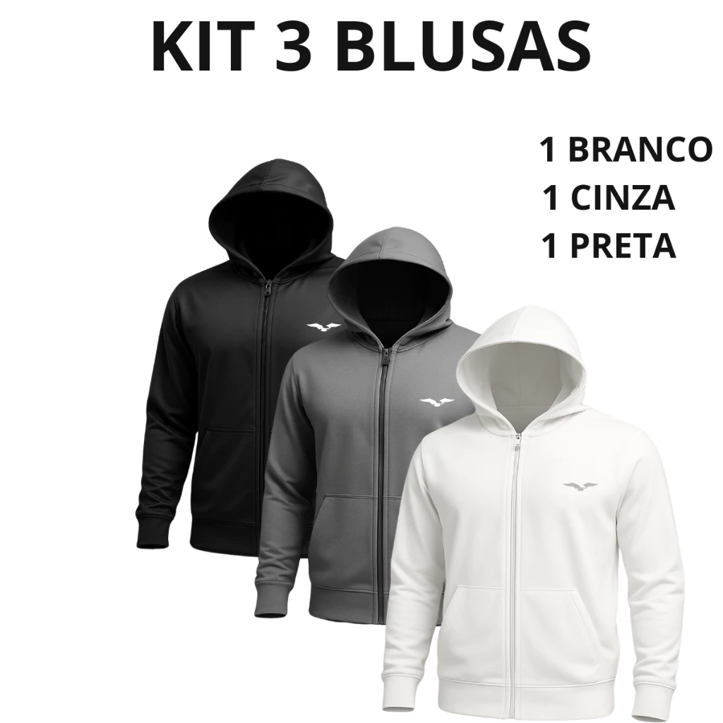 Jaqueta Blusa Jogger Masculina com Capuz Para Frio Com Refletivo - Calçados, Roupas e Bolsas - Comercial Anis Digital