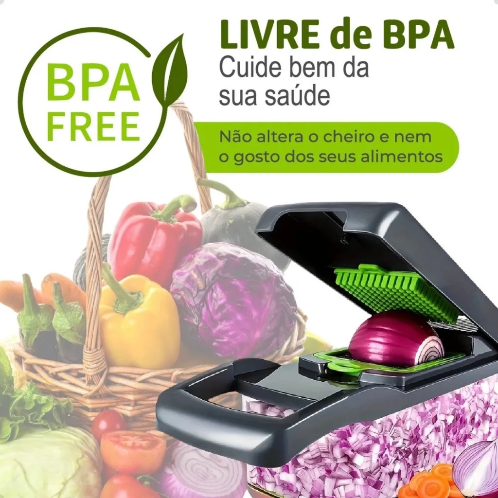Fatiador Ralador 16 em 1 Profissional de Cozinha em Aço Inoxidável Multifuncional para Legumes Frutas e Verduras - Casa, Móveis e Decoração - Comercial Anis Digital