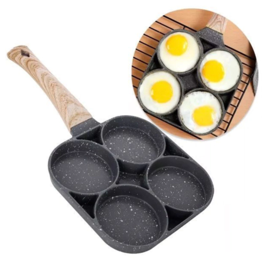 Frigideira Antiaderente 4 Partes Ovo Hambúrguer - Casa, Móveis e Decoração - Comercial Anis Digital