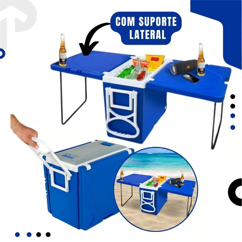 Cooler Multifuncional Super Térmica 32 Litros Casa Praia Camping Viagens Multiuso - Lazer - Comercial Anis Digital