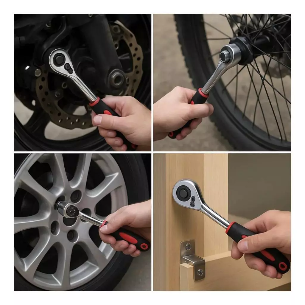 Jogo De Chave Catraca Caixa De Ferramentas Completa Reversível Soquetes Maleta - Ferramentas e Construção - Comercial Anis Digital