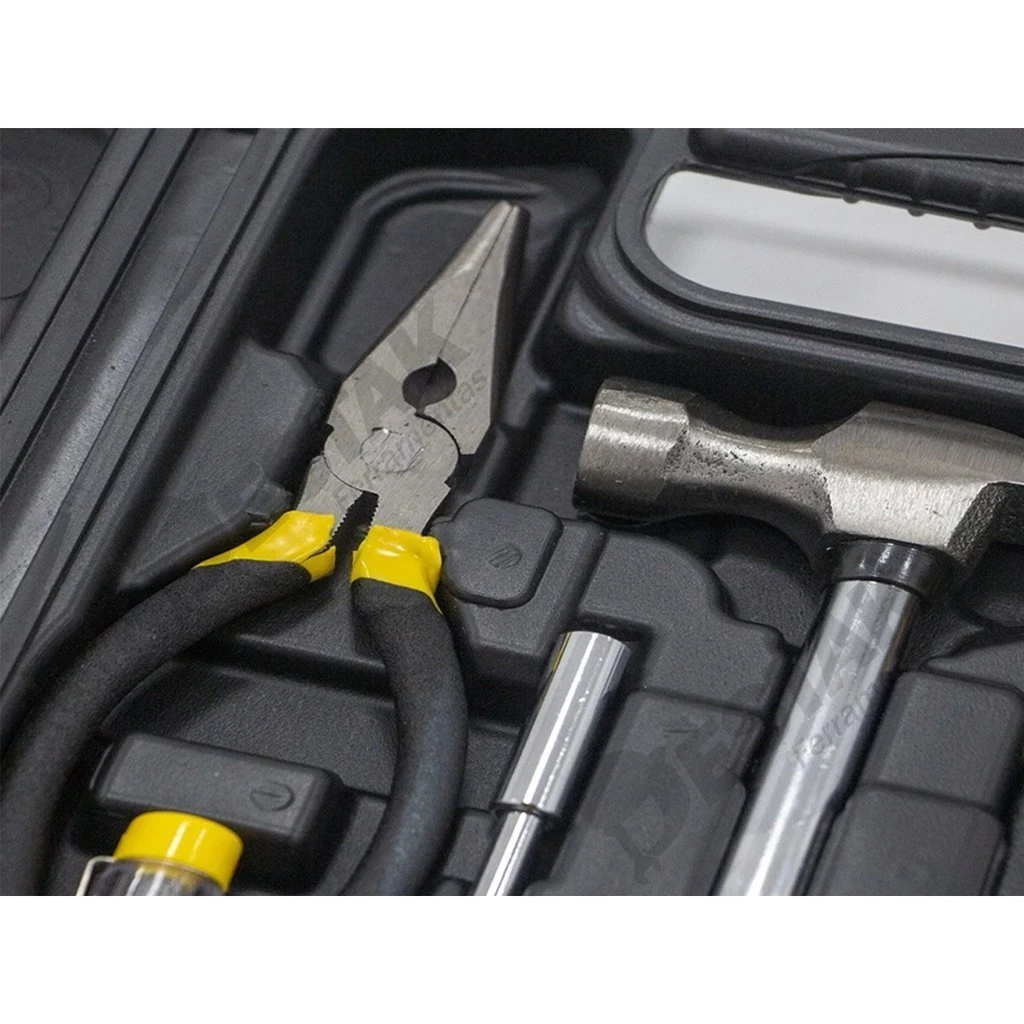 Kit Jogo De Ferramentas Completo 200 Pcs C/Soquetes Chaves Maleta - Ferramentas e Construção - Comercial Anis Digital