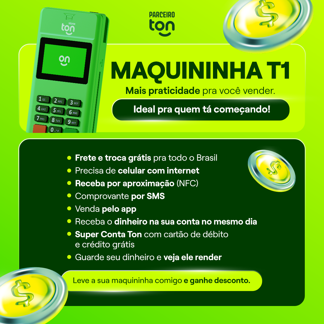 T1 Ton Pro - Acessórios para Venda - Comercial Anis Digital