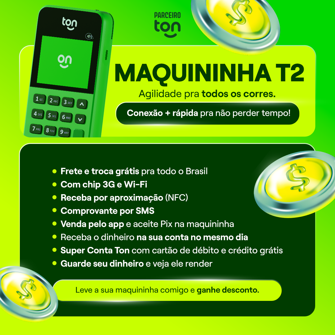 T2 Ton Max - Acessórios para Venda - Comercial Anis Digital